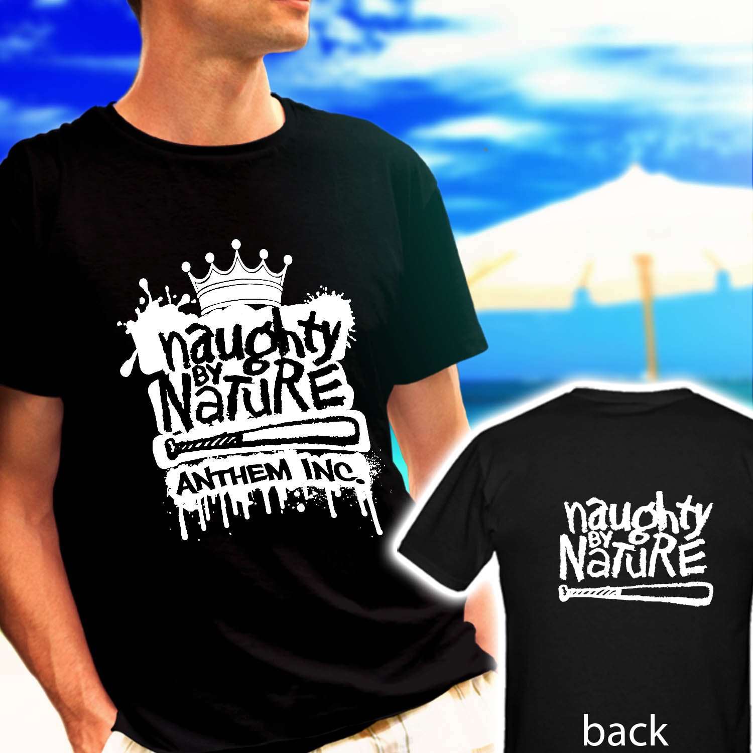 90s naughty Bye NaTuRe ビンテージ RAP Tee - トップス