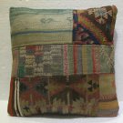 Antique Decorative Couch Throw Pillow Turkish Kilim Rustic Cushion 18'' (9)