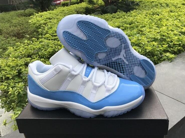 Air Jordan 11 Retro Low White University Blue