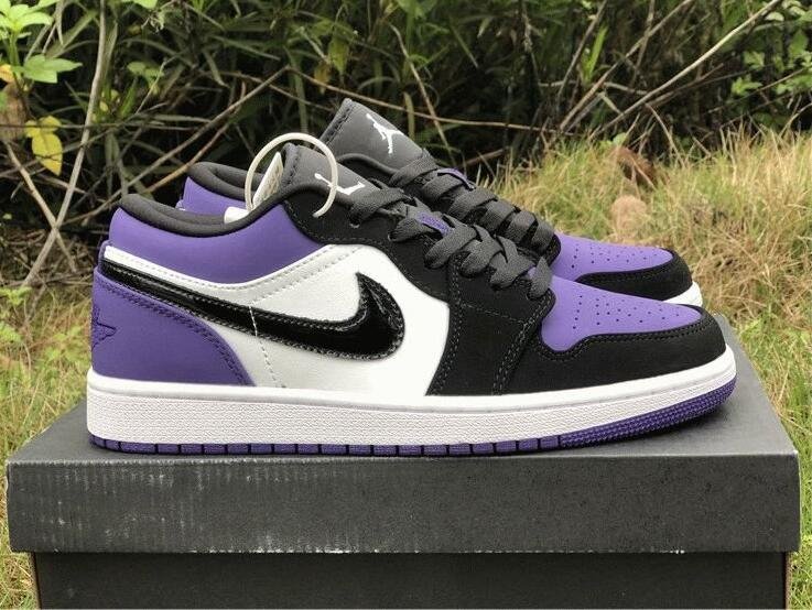 jordan 1 retro low court purple