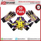 American football receiver gloves 50 Pairs