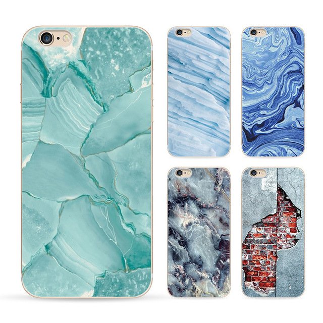 Marble Image Painted Landscape Cover for iphone 4 5 6