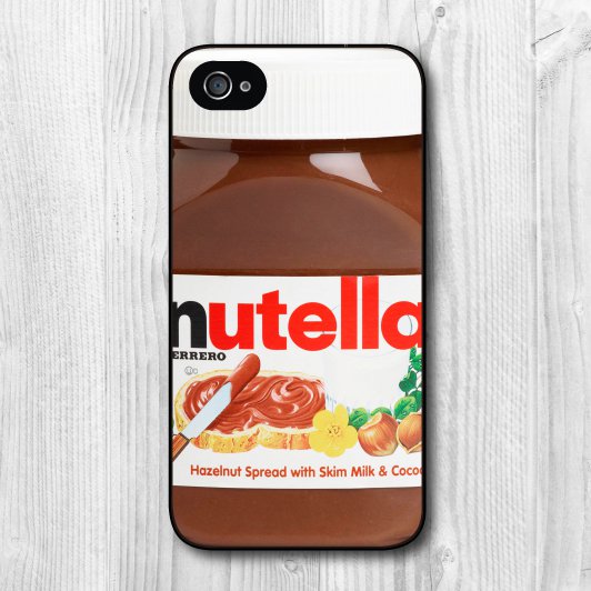 Nutella Chocolate Hazelnut Spread Cover Case for iPhone 4 4s 5 5s 5c 6 Plus
