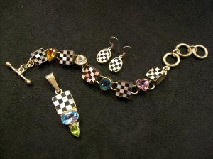 Checkered Bracelet by Charles Albert
