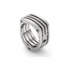 Lamborghini Corsa Titanium and Stainless Steel Ring - Size 12