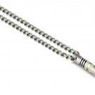 Lamborghini Corsa Green Men's Pendant - Curb Link Chain