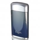 Caseti Gaspar Chrome Plated Blue Lacquer Jet Flame Lighter With Cigar Punch