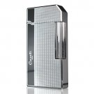 Caseti Windsor Chrome Reticulate Grid With Black Lacquer Flint Traditional Flame Lighter