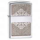 Zippo Filigree Mirror High Polish Chrome Lighter