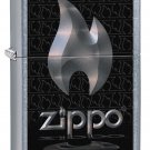 Zippo Flame Street Chrome Lighter