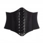 Women's Ladies Underbust Waist Wide Band Belt Lace Up Cincher Shape Corset