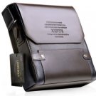 Brown Business handbag messenger bag briefcase Quality Leather New men bags
