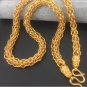 Fashionable man gold-plated necklace alluvial gold 24 k gold necklace