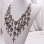 new punk exaggerated multilayer with ms drilling skull tassel necklaces