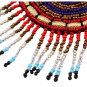 Fashion Bohemian national wind restoring ancient ways hand-woven measle tassel necklaces