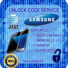 AT&T UNLOCK CODE SERVICE for Samsung Galaxy S7 S7 Edge SM-G930A SM-G935A NOTE 7