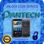 Pantech Unlock code Discover P9090 Laser P9050 Crossover P8000 + More 69 Models