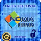 BELL CANADA Nokia Lumia 520 635 720 830 920 950 1020 1520 Unlock Code