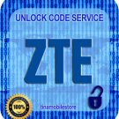 ZTE  Z222 Z223 Z777 Z730 Z787 Z331 Z431 Z990 Z813 Z755 Z812 Unlock Code