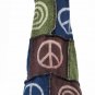 Cotton Bag Patchwork Hobo Hippie Boheme Spirals Peace Signs Space Roomy Gift