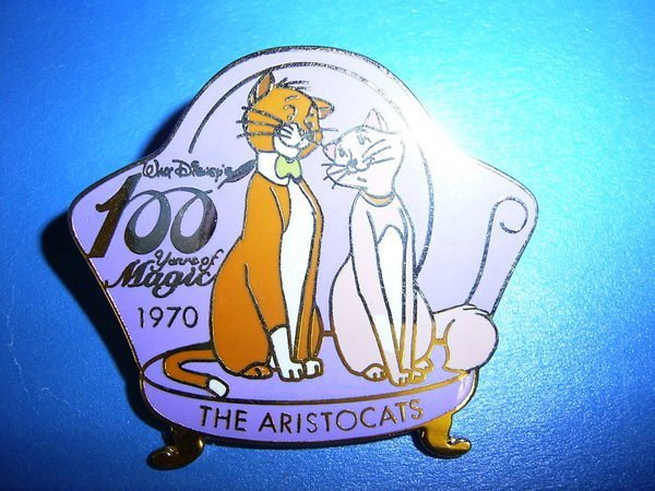 Japan Disney Pin 100 Years Of Magic - THE ARISTOCATS 1970 LE