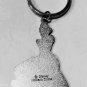 Vintage Disney Cinderella Metal Keychain 7cm x 4.5cm (2.7" x 1.8") RARE key ring
