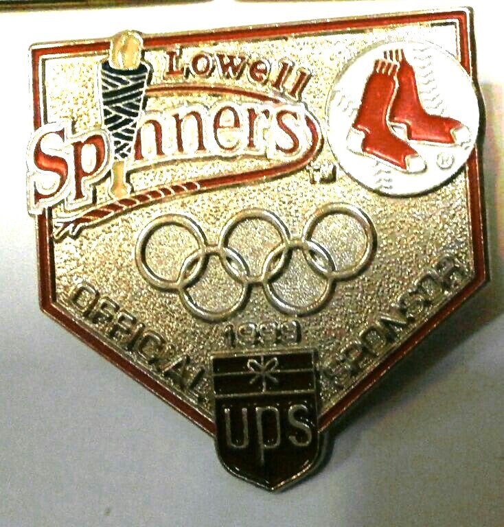 1999 Olympic Games UPS Lowell Spinners OFFICIAL SPONSOR Pin