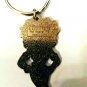 2001 Betty Boop Metal Key Ring 7cm x 4.5cm (2.7" x 1.8")Classic white dress RARE