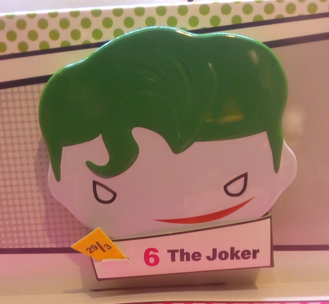 Asia 2024 McDonald's Happy Meal DC Super Heroes & Villains Collector's Tin Play Set - THE JOKER