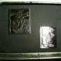 Disney Mickey Donald Duck Goofy Stamp Shaped 2 Pin Boxset w/tin box