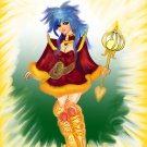 Blu Haired girl