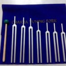 7 Pc Tuning Fork Chakra Mallet Diagnostic Kit Chiropractic Brand New