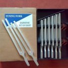 Tuning Fork Set of 8 Aluminium Harmonic Educational