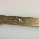 Brass 3" Vernier Caliper 80mm Metric Inch Jewelry Making Coin US FAST SHIPPING