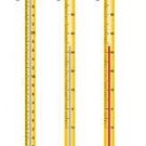 3pc Glass thermometer Labware PETROLEUM INDUSTRIAL SCIENTIFIC EDUCATIONAL
