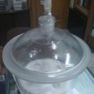 Glass Vacuum Desiccator Heavy Wall With Glass Stopper 6"