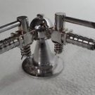 Gas Tap Laboratory 2 Way Outlet 90 Degree Bench Fitting Complete Chrome Plated