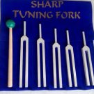 Sharp Tuning Fork with Mallet And Velvet Packing