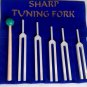Sharp Tuning Fork with Mallet And Velvet Packing