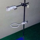 Lab Stand 6 x 4, Retort Ring 2.5 inch, Retort Clamp & 2 Boss Head