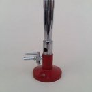 MEKER BURNER BUNSEN LP GAS with STOP COCK For High temperature Heating