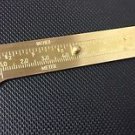 4" VERNIER CALIPER BRASS POCKET -100mm GAUGE TOOL BEADS COINS SLIDE
