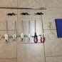 15 Piece Lab Set - 9 x 6 Stand 2 Support Rings 6 Extension Clamps 6 Holders