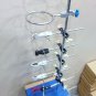 13 pc Lab Stand 9" x 6" with 5 Extension Clamp 5 Boss Head 2 Retort Ring