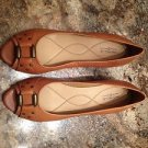 NWOB Michelle D Leather Upper Wedge Heels Shoes Size 10