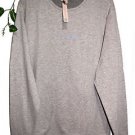 Starla & Romeo Ash Gray Soft Cotton Sweater Men's Crewneck Shirt Size XL NEW