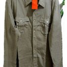 HUGO BOSS Men's Light Brown Tan Beige Button Down Shirt 100% Cotton Size XL NEW