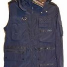 Paul&Shark Yachting AUTHENTIC Men's Navy Italy Coat Jacket Vest Hood Sz M $1029