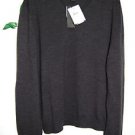 The Men's Store Bloomingdale's Gray Mens Wool V-Neck Sweater Size 2XL  NEW