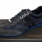Alessandro Dell' Acqua Black Men Suede Italian Sneakers Shoes Sz US 12 EU 45